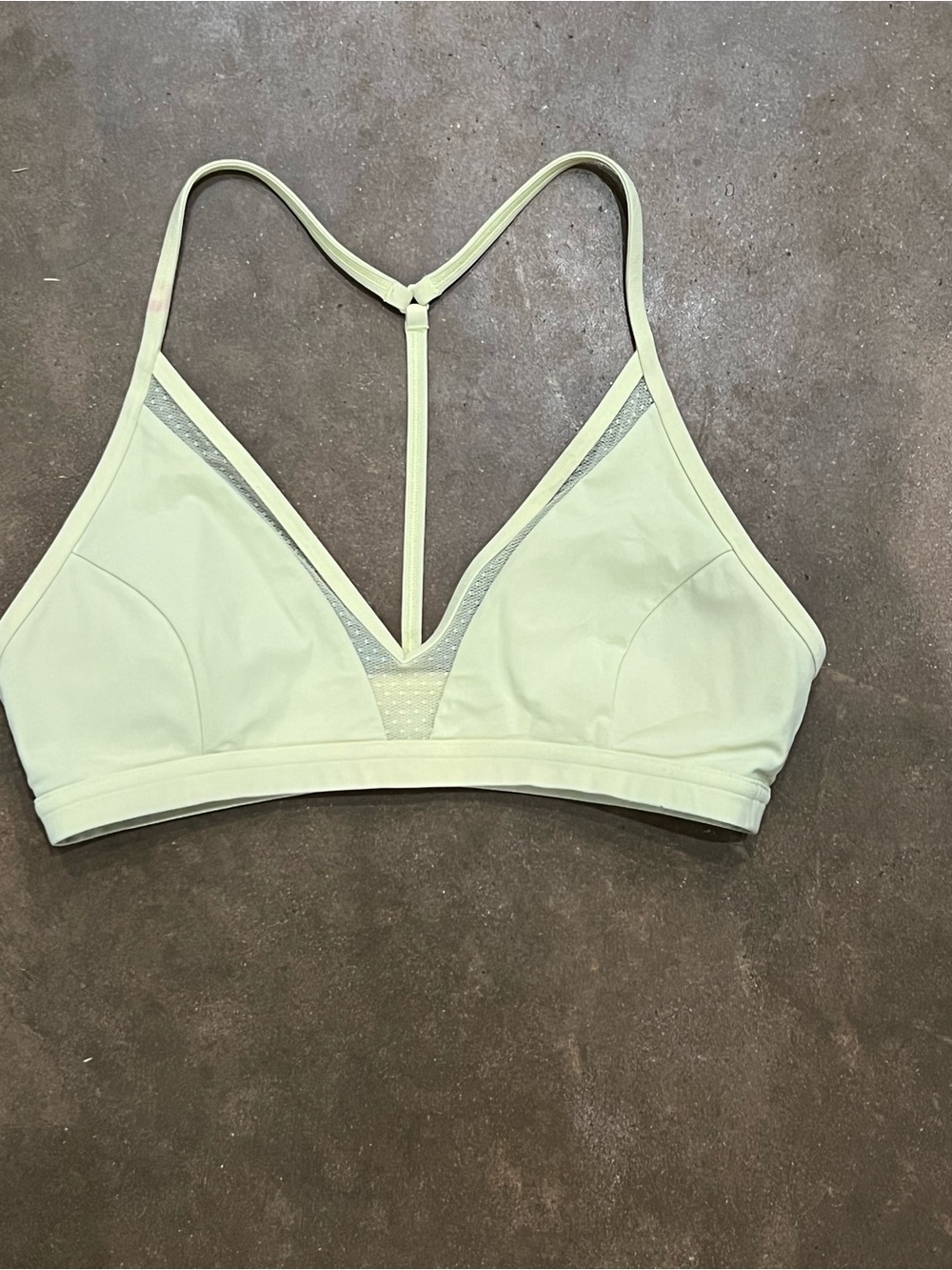 Light yellow T-Back Bralette - Women Intimates Lululemon sz 2 4